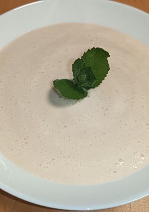 Főzés nélküli alma - körte krémleves recept fotója
