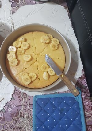 A picture of Banana Sponge CAKE🎂.