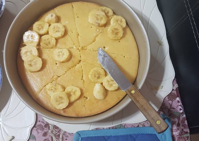 How to Prepare Homemade Banana Sponge CAKE🎂