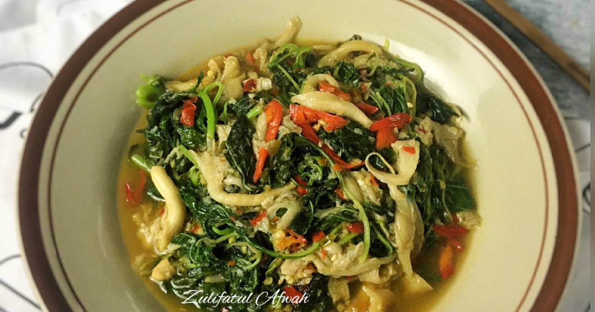 Resep Tumis Bayam Jamur Tiram Oleh Zulifatul Afwah - Cookpad