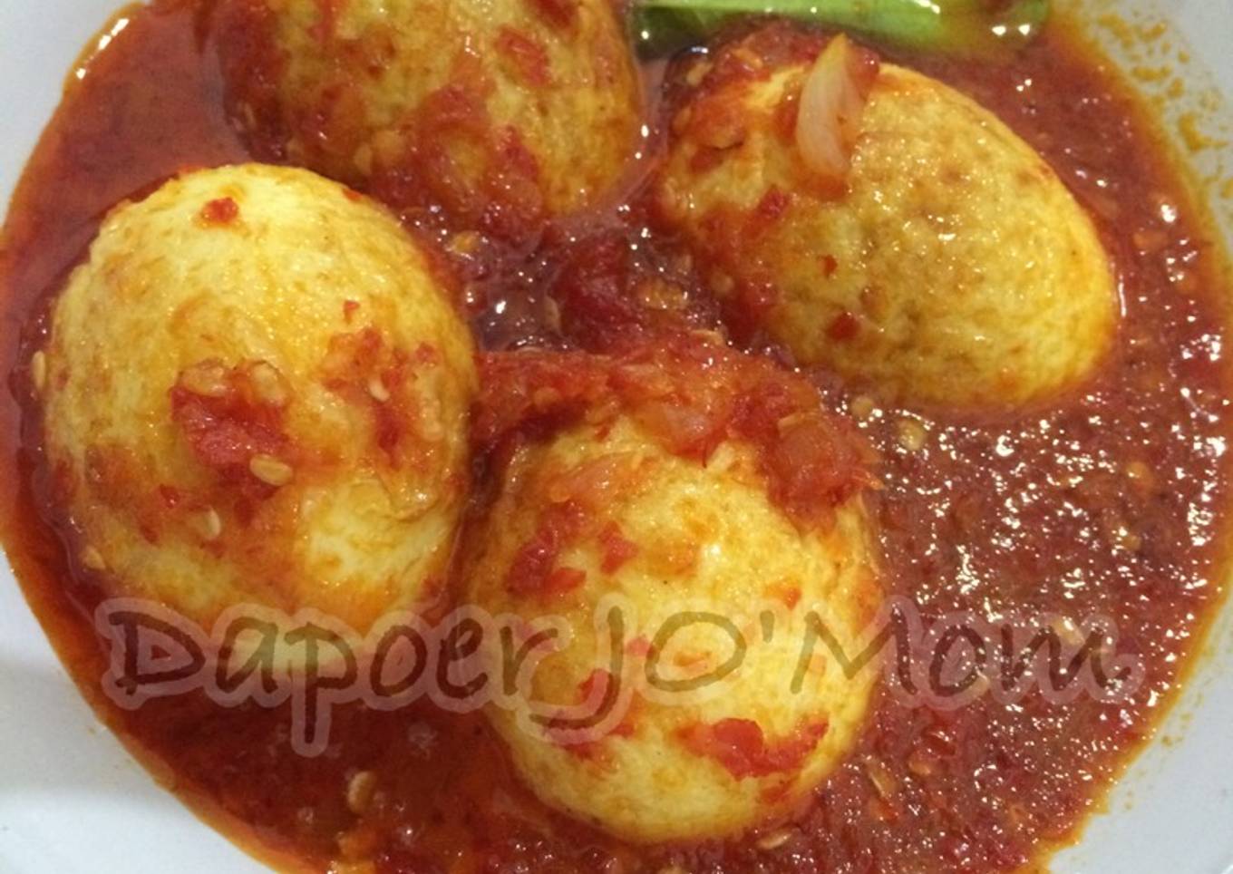 Bagaimana Membuat Telor Balado Pedas Manis, Bisa Manjain Lidah