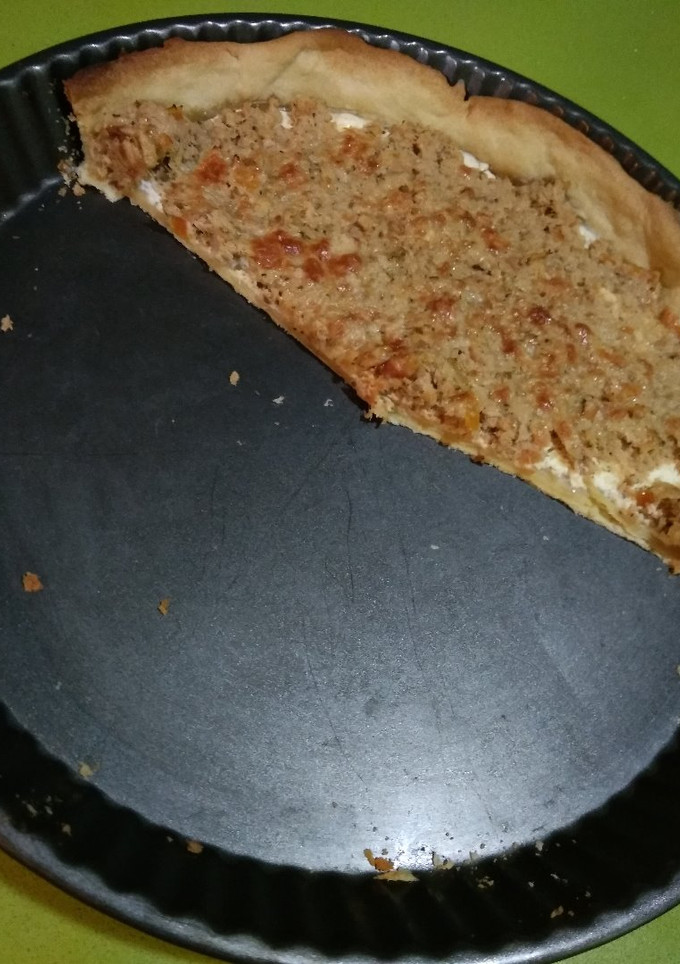 Una foto de Quiche de atún y tomate con Thermomix
