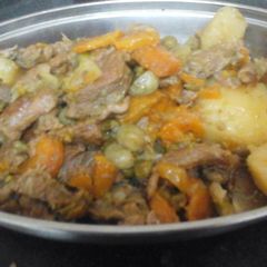 A picture of My Hot and Warming Lamb Stew. 😊.