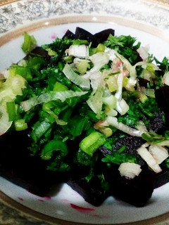 A picture of Beetroot salad.