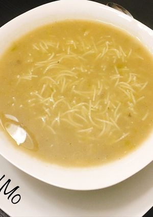 A picture of Chicken Vegetable Soup with Vermicelli.