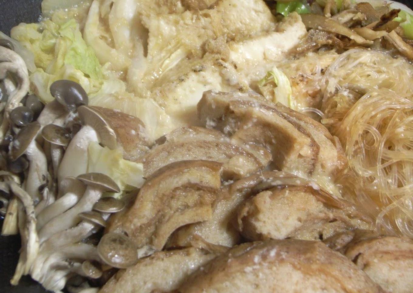 Sukiyaki-style Kurumabu Seasoned with Sweet- Savory Sauce