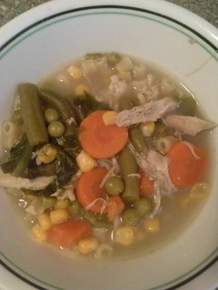 A picture of Turkey Escarole Soup.