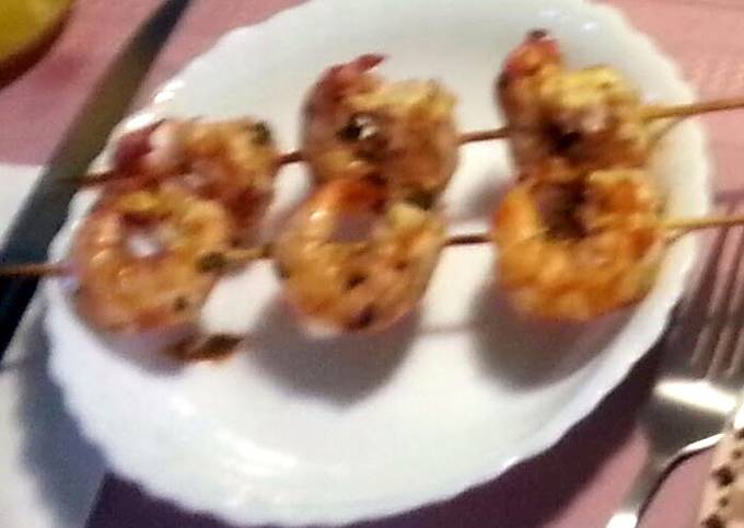Simple Way to Prepare Ultimate Marinated grilled shrimp