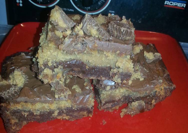 Step-by-Step Guide to Make Super Quick Homemade Reese&#39;s cheesecake brownies