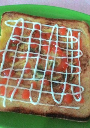 Foto resep Omelet toast #maree