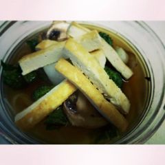 A picture of Vegetarian Pho (Vietnamese Noodle Soup).