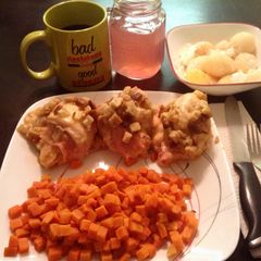 A picture of Slow Cooker Chicken Cordon Bleu.