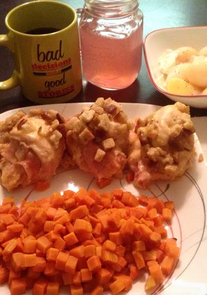 A picture of Slow Cooker Chicken Cordon Bleu.