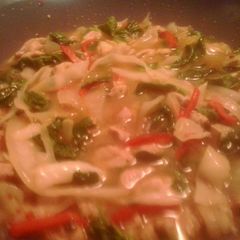 A picture of Chicken stir fry.