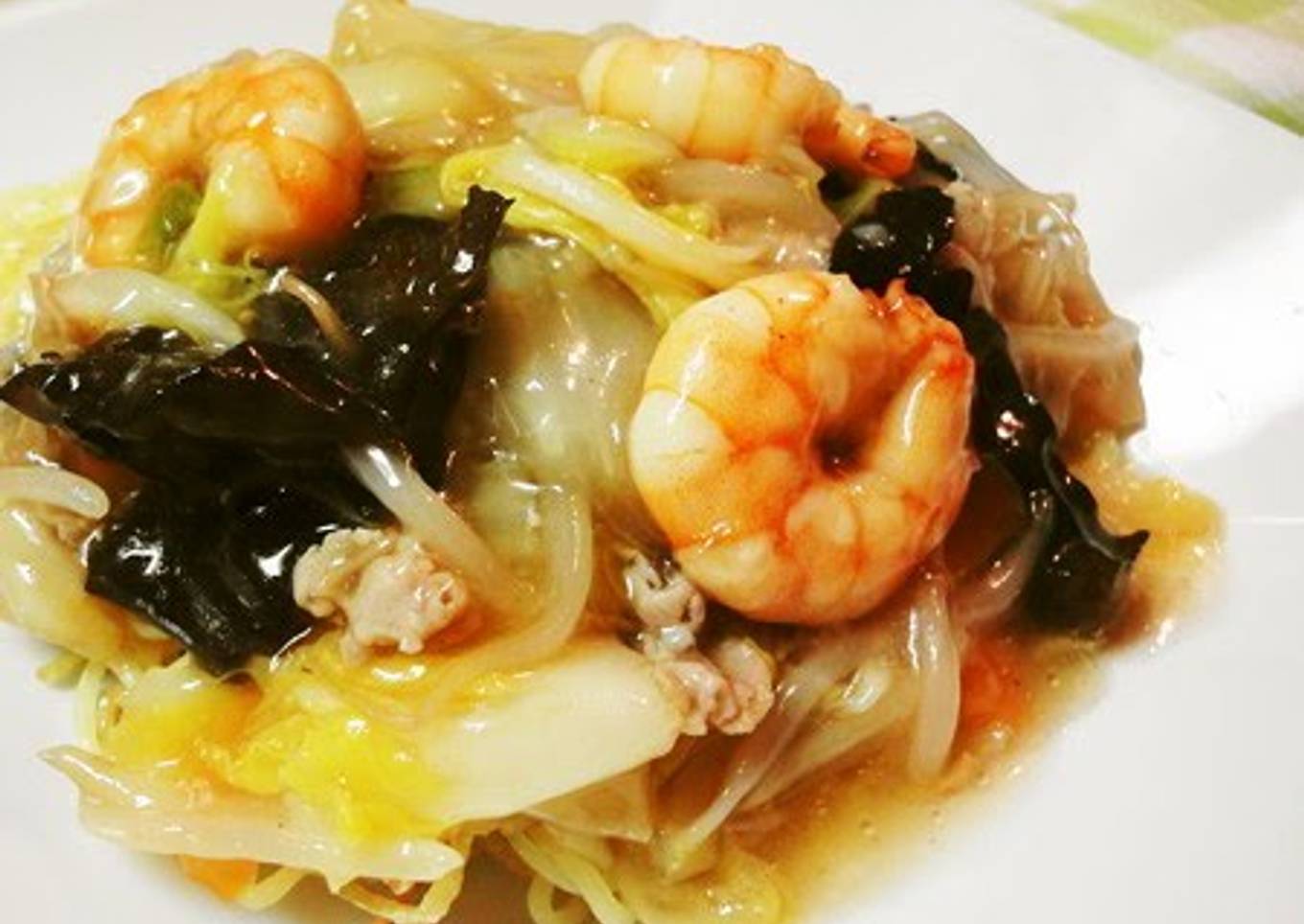 * Light and Delicious * Salt-Flavoured Happosai (Eight Treasure Stir-Fry) *