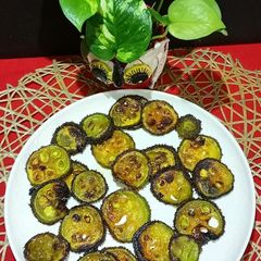 A picture of Crispy Spiny Gourd / Kakror Fry.