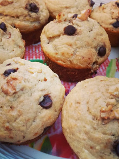 Una foto de Muffins de banana fit sin azúcar