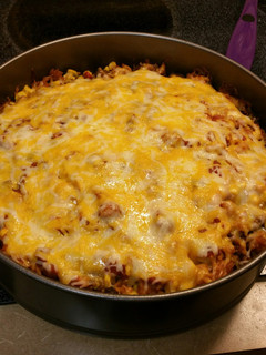 A picture of Mexican Tortilla Casserole.