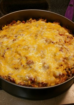 A picture of Mexican Tortilla Casserole.