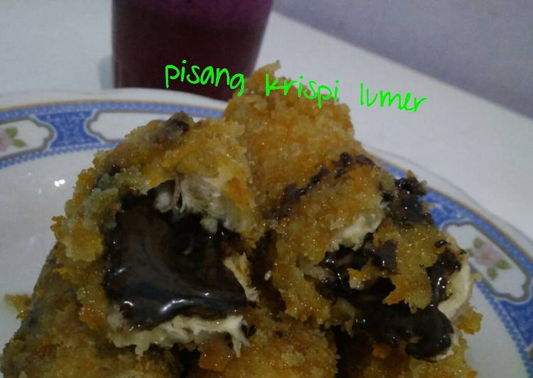 Pisang krispi lumer