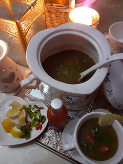 A picture of Vegetables soup.