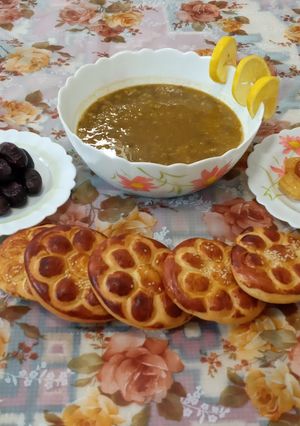 عکسی از دستور سوپ عدس