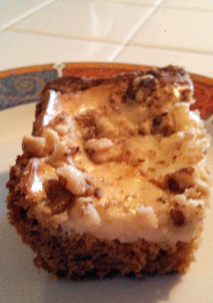 A picture of Pumpkin Cheesecake Bars.