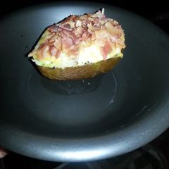 A picture of Baked Avocado with Egg.