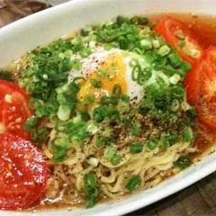A picture of Refreshing Cold Ramen for the Summertime.