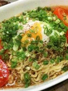 A picture of Refreshing Cold Ramen for the Summertime.