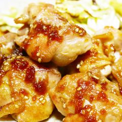 A picture of Sautéed Chicken Thighs with My Special Sauce.