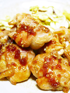 A picture of Sautéed Chicken Thighs with My Special Sauce.