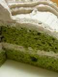 Low Sugar Matcha Cake