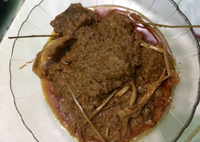 Standar Resep bikin Rendang Simple (Sederhana) dijamin istimewa