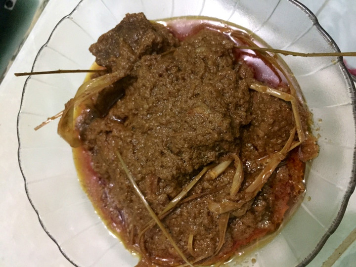 Standar Resep bikin Rendang Simple (Sederhana) dijamin istimewa