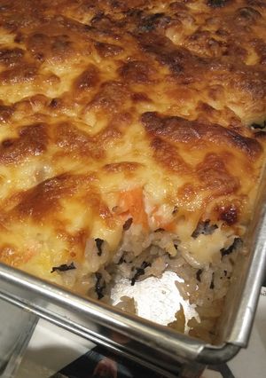 Foto resep Salmon Mentai Rice