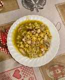 Minestrone di pollo e verdure