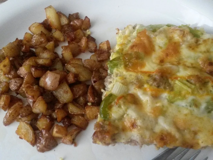 Easy Steps to Prepare Breakfast Casserole and Fried Potatoes the So Delicious Can spoil the tongue