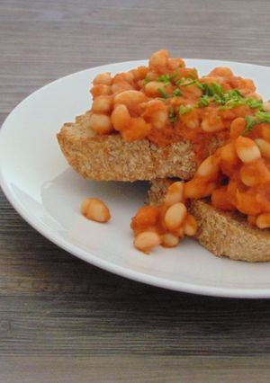 A picture of Homemade Baked Beans.
