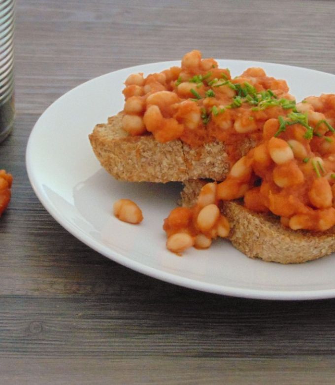 A picture of Homemade Baked Beans.
