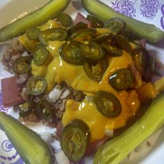 A picture of Kinda like nachos low carb.