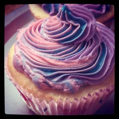 A picture of classic vanilla cupcakes.