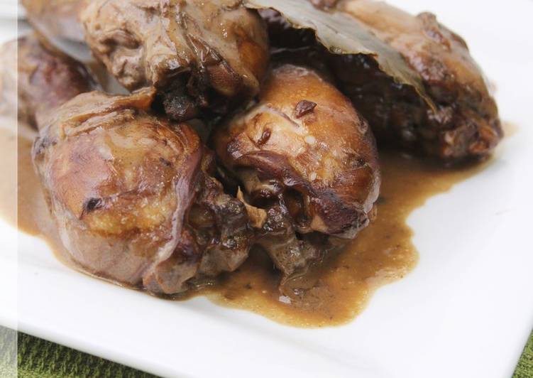 Simple Way to Make Quick Filipino Chicken Adobo Simmered in Coconut Milk