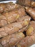 Osechi Hachiman Rolls (Burdock Root Rolled in Meat)