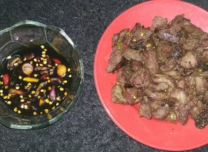 Foto resep Sate kambing goreng bakar pedas+bumbu kecap
