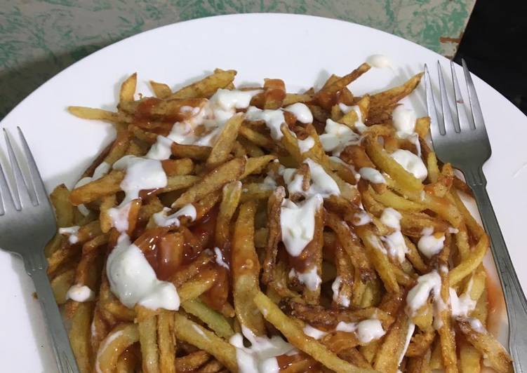 Step-by-Step Guide to Make Award-winning Mayo garlic fries