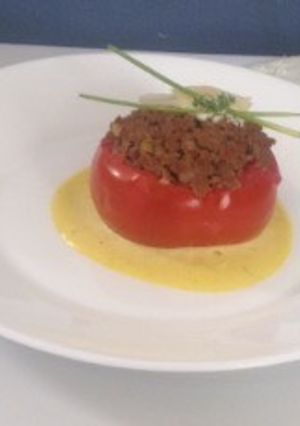 Una foto de Tomates rellenos
