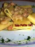 Paccheri con Gamberetti al Profumo di Cognac