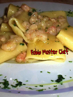 Foto di Paccheri con Gamberetti al Profumo di Cognac