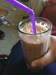A picture of Poison Caramel Apple Shake.
